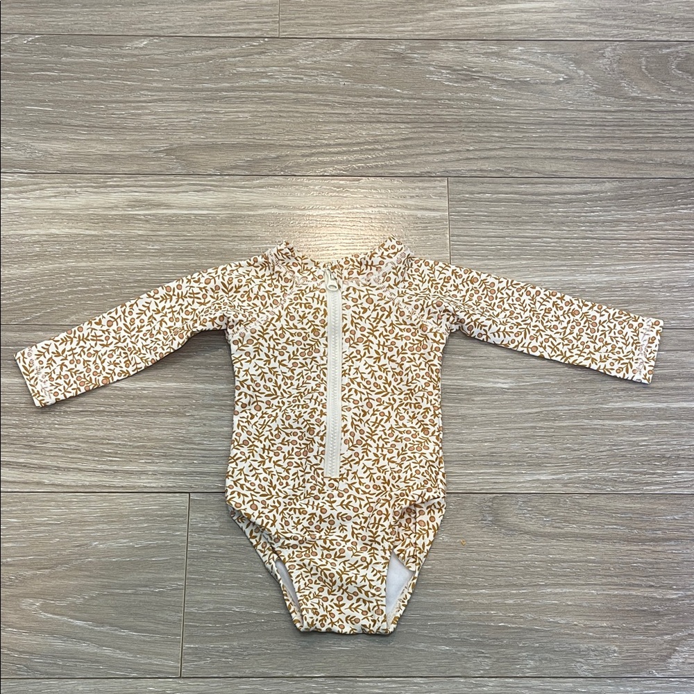 NWOT Rylee + Cru Long-Sleeve BATHINGSUIT